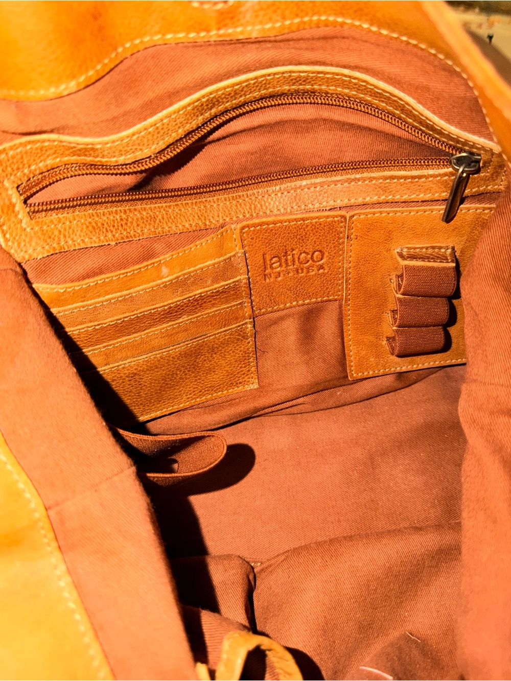 Latico petite Lindsay Bag in Tan Brown